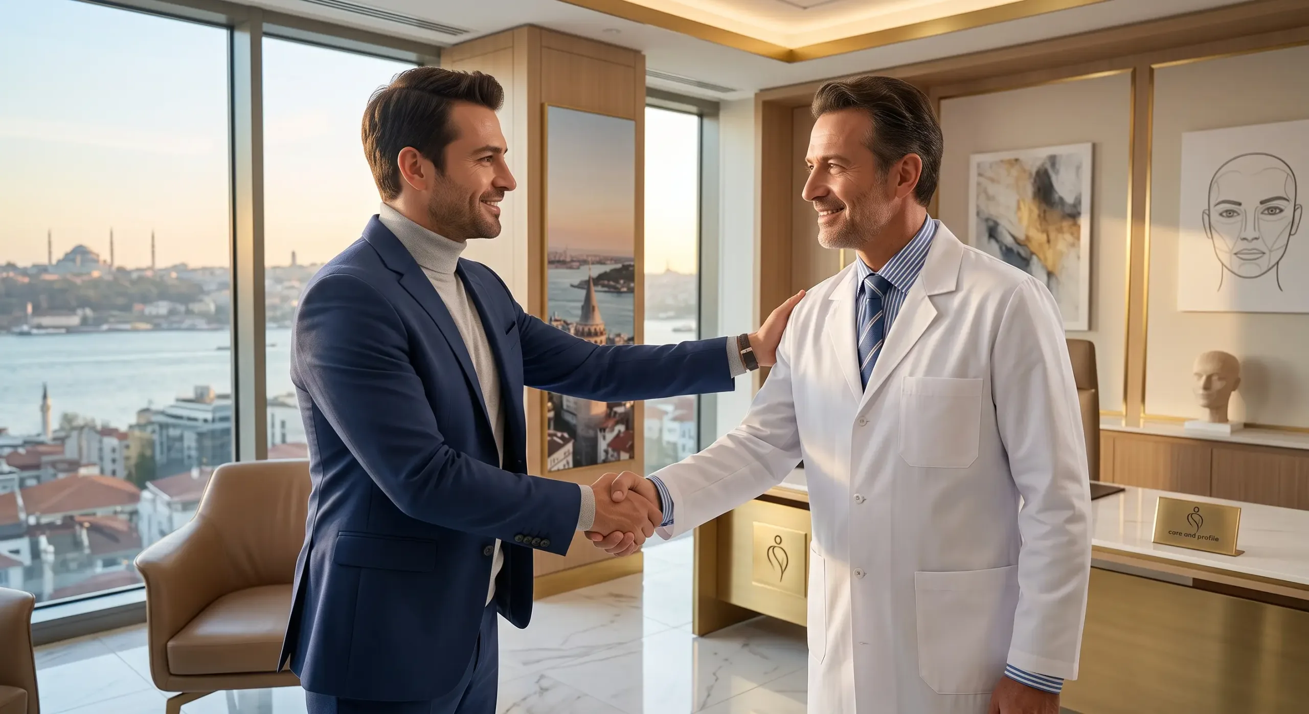 Op. Dr. Ali Mezdeği ile jinekomasti ameliyatı kararı ve güven veren hasta-doktor görüşmesi.