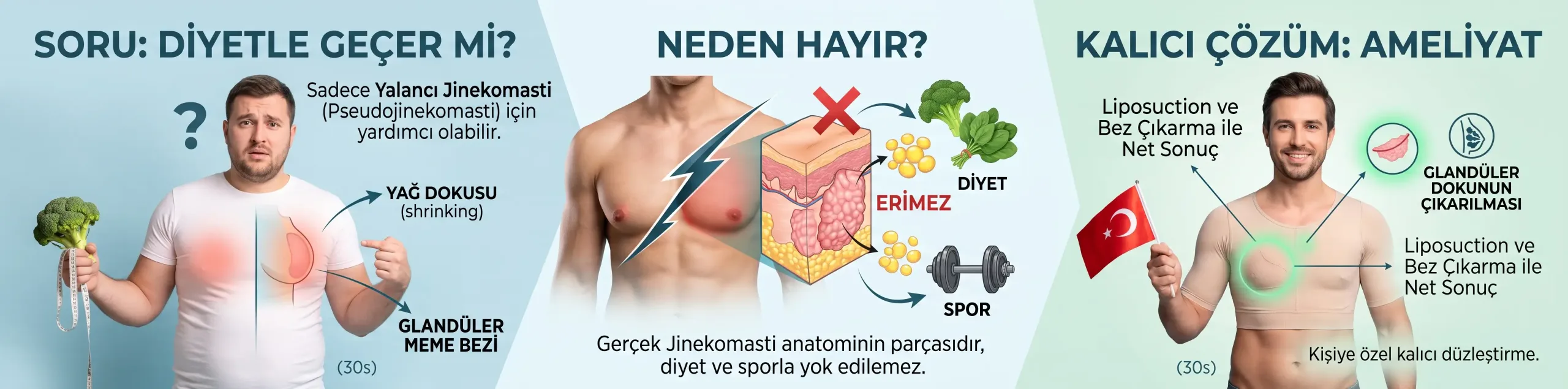 Jinekomasti Diyetle Geçer Mi